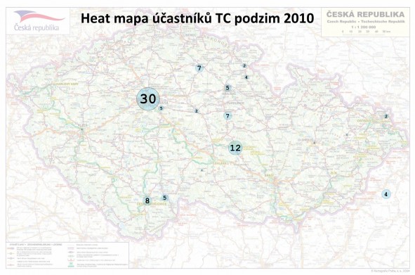 Heat mapa astnk TC podzim 2010